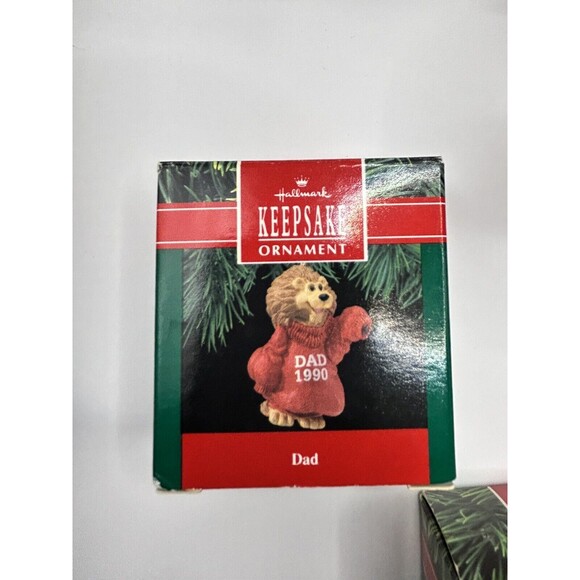 Vintage Hallmark Keepsake Christmas Ornaments Mixed Lot Of 15 Family Mom Dad Son - Picture 8 of 15